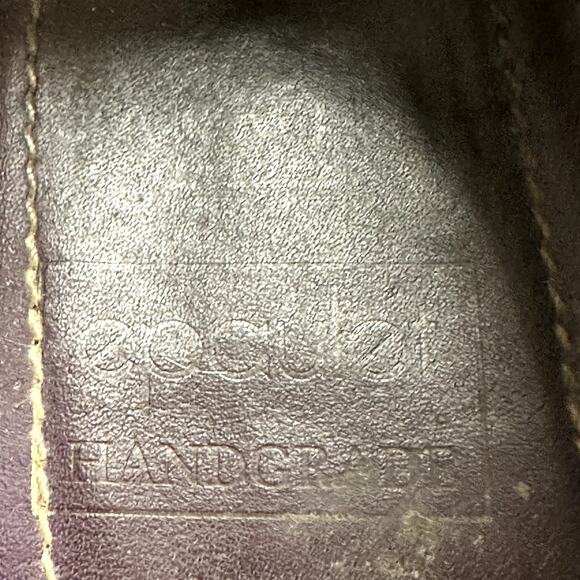 EXCELLENT Carmina x Epaulet Snuff Brown Suede String Loafers Hand Grade 7.5 - Picture 9 of 12